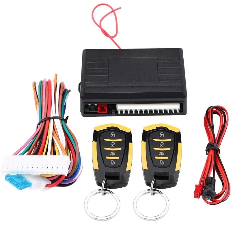 12V 범용 자동차 도어 잠금 장치가없는 항목 시스템 원격 제어 상자 중앙 키트 원격 제어 자동차 중앙 잠금 장치