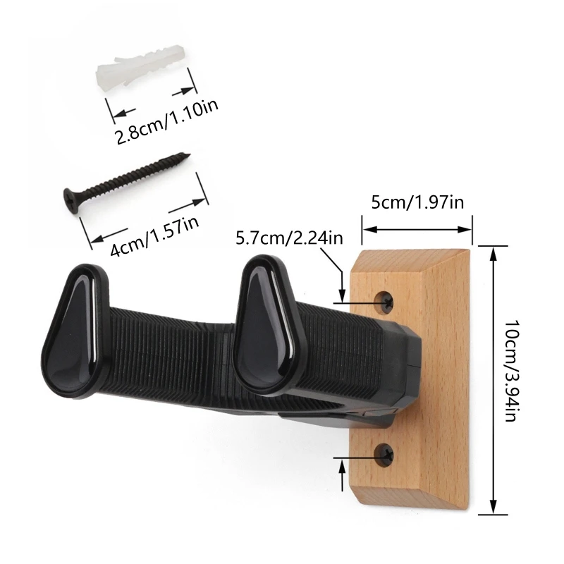 

Guitar Wall Mount Hangers Rack Auto Lock Display Stand Wall Hook Easily Instal