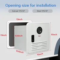 Chauffe-eau RV 65000 BTU 12v DC, adapté aux zones montagneuses, chauffe-eau instantané au propane pour RV avec douchette (blanc) 2