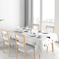 Nappe imperméable lavable, couverture De Table De salle à manger De ferme, linge De Table moderne, rectangulaire, Table De cuisine 3
