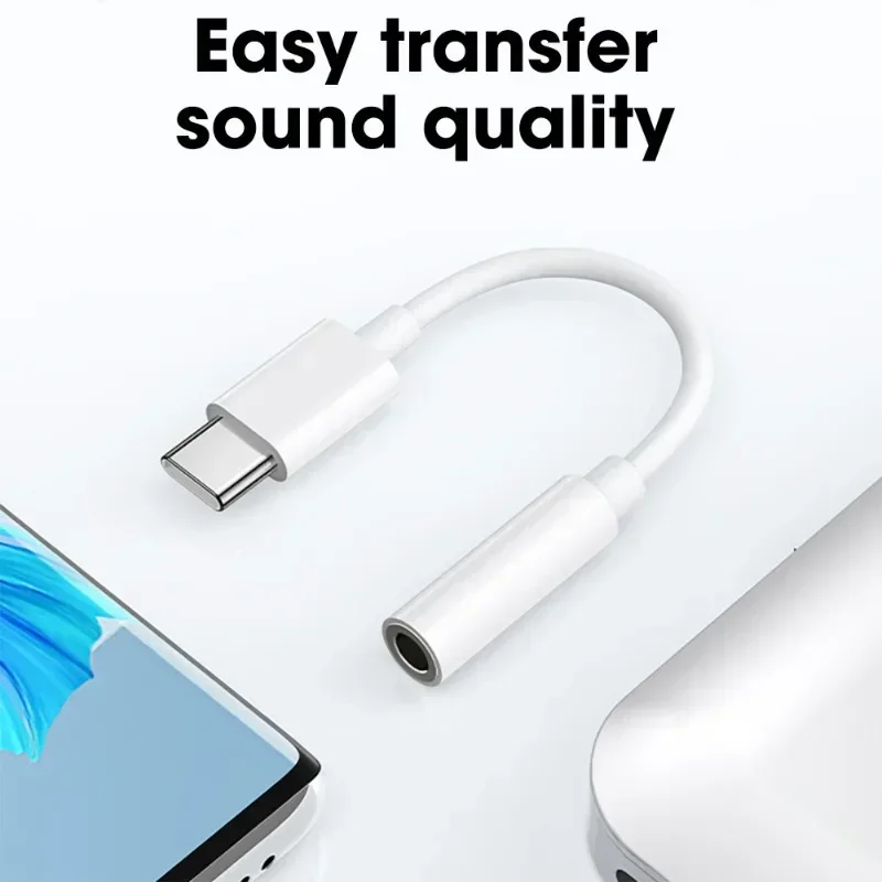 HiFi USB Type C To 3.5 Jack Earphone Adapter Type-C 3 5mm Audio Cable Converter For IPhone 17 16 15 Plus Pro Max