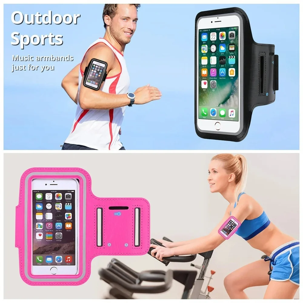 Outdoor Sports Gym Running Armband Case Universal Phone Holder For iPhone Xiaomi Samsung Huawei Phone Bag Arm Band Case Cover