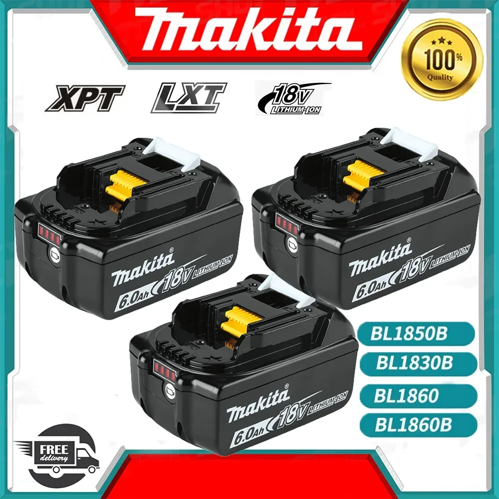 

Original Makita 18V BL1860 BL1850B BL1850 BL1840 BL1830 screwdriver battery & charger 18v Replacement Power Tool Batteries.