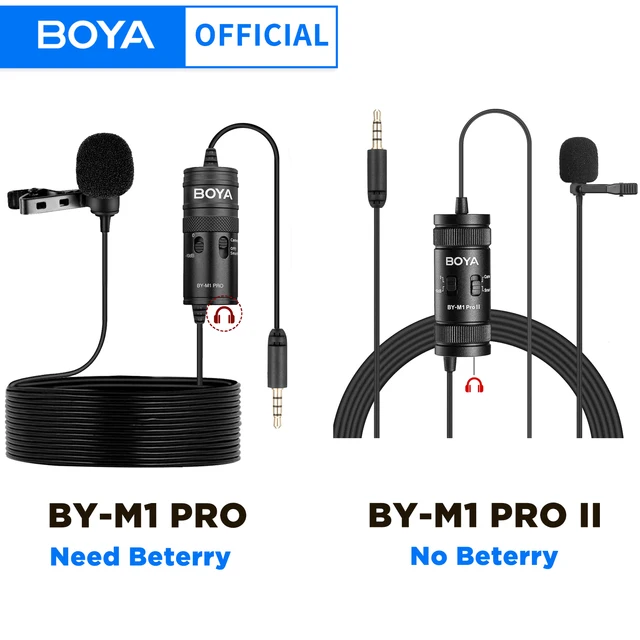 BOYA BY-M1 PRO/BY-M1 PRO II 3.5mm TRRS Wired