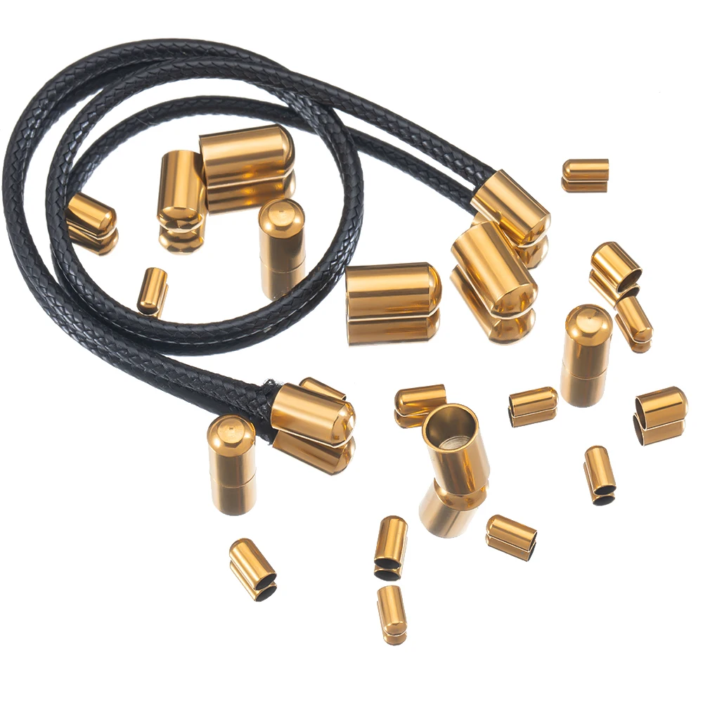 10 Pezzi Terminali Mastici V2A Inox Per Corda Da 3 Mm - Prodotto In Germania
