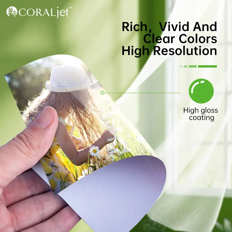 Photo Paper 50 Sheets 4 X 6 Inch for Inkjet Printing