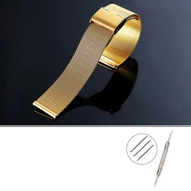 Universal Milanese Steel Watch Band with 0.4 Mesh Design
