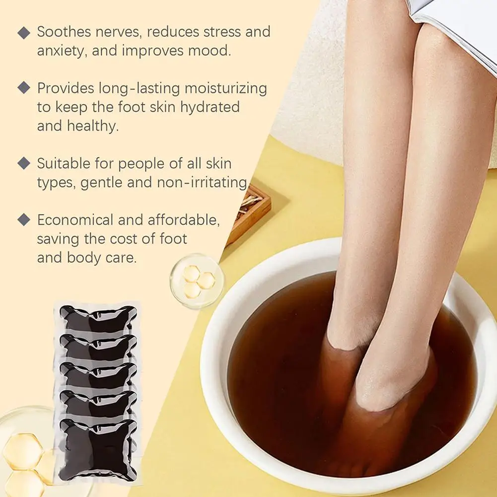 Herbal Foot Bath Beads 30-Herb Detox Foot Bath Beads Promotes Blood Circulation Soothing Fatigue Improving Sleep Quality detox foot bath array