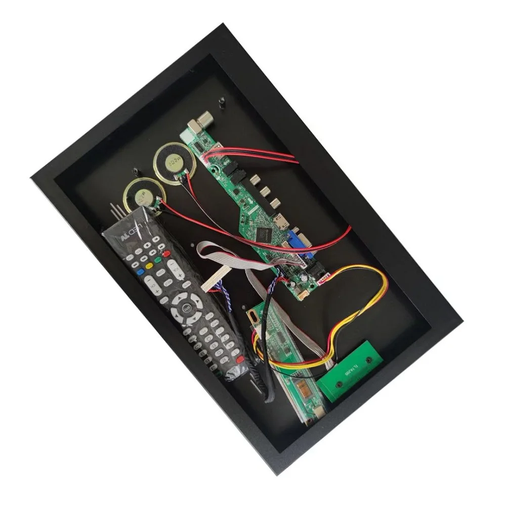 

Комплект для LP150X08 15,0 "1024x76 8 плата контроллера ЖК-телевизора VGA AV HDMI-совместимая + алюминиевый сплав металлический чехол панель Задняя крышка коробка