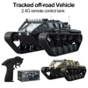 C8812 RC Tank Full Scale Tracked Off-road Vehicle Simulation Model LED Light RC Car 2.4G Remote Control Crawler Toys for Boys 1