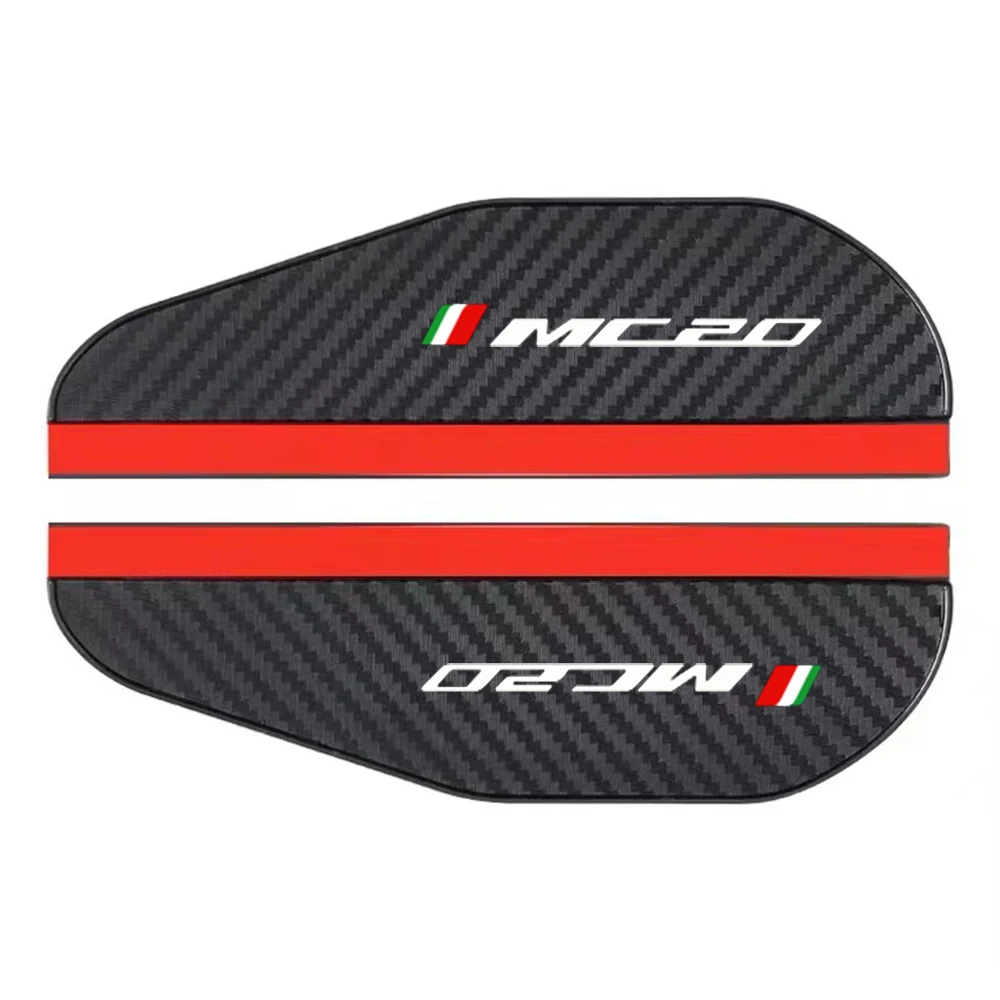 2Pcs Carbon Fiber Car Rearview Mirror Eyebrow Rain Cover For Maserati Ghibli Granturismo Grecale Levante MC20 Quattroporte