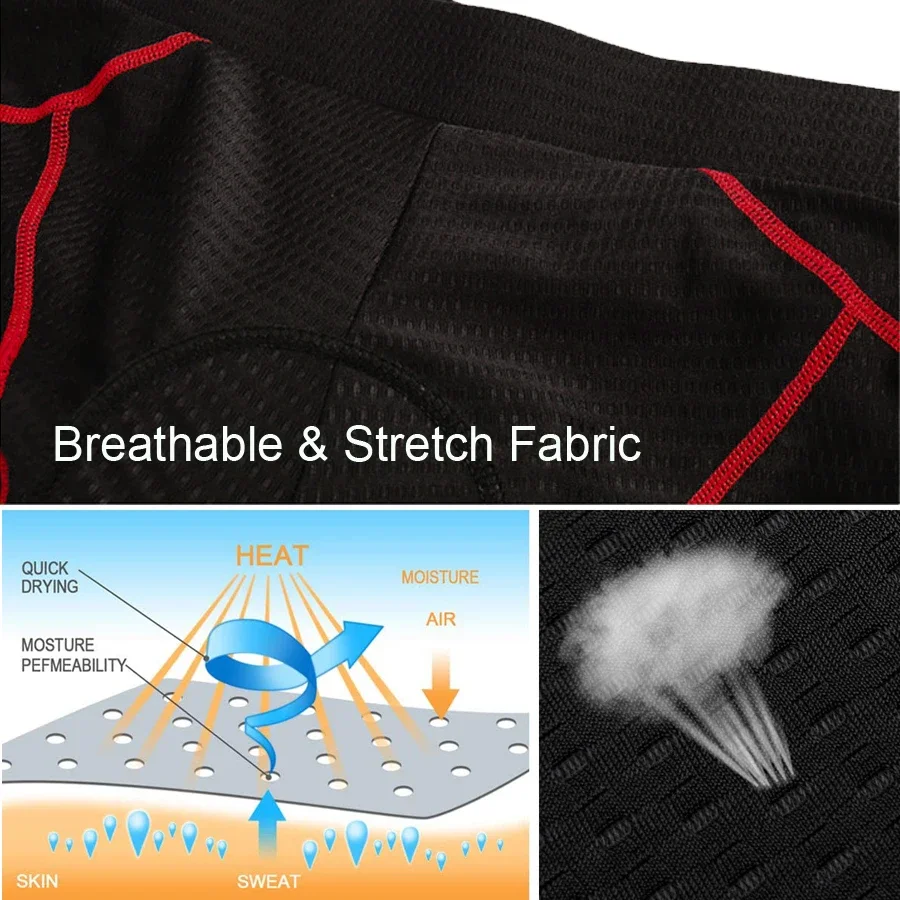 Cycling Shorts with 5D Gel Pad Men