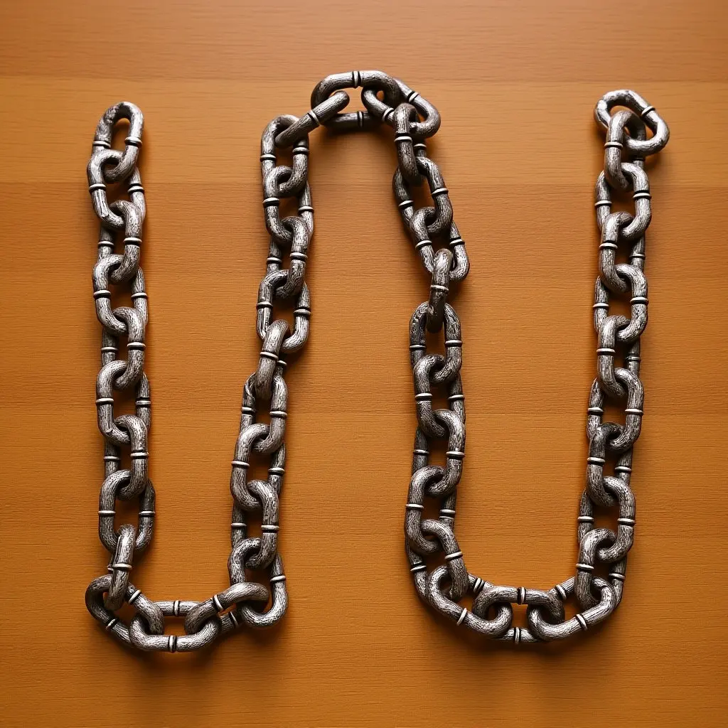 2M 할로윈 장식 체인 축제 장식을 위한 현실적으로 보이는 가볍고 튼튼한 플라스틱 배리어 체인 파티 레이아웃 소품