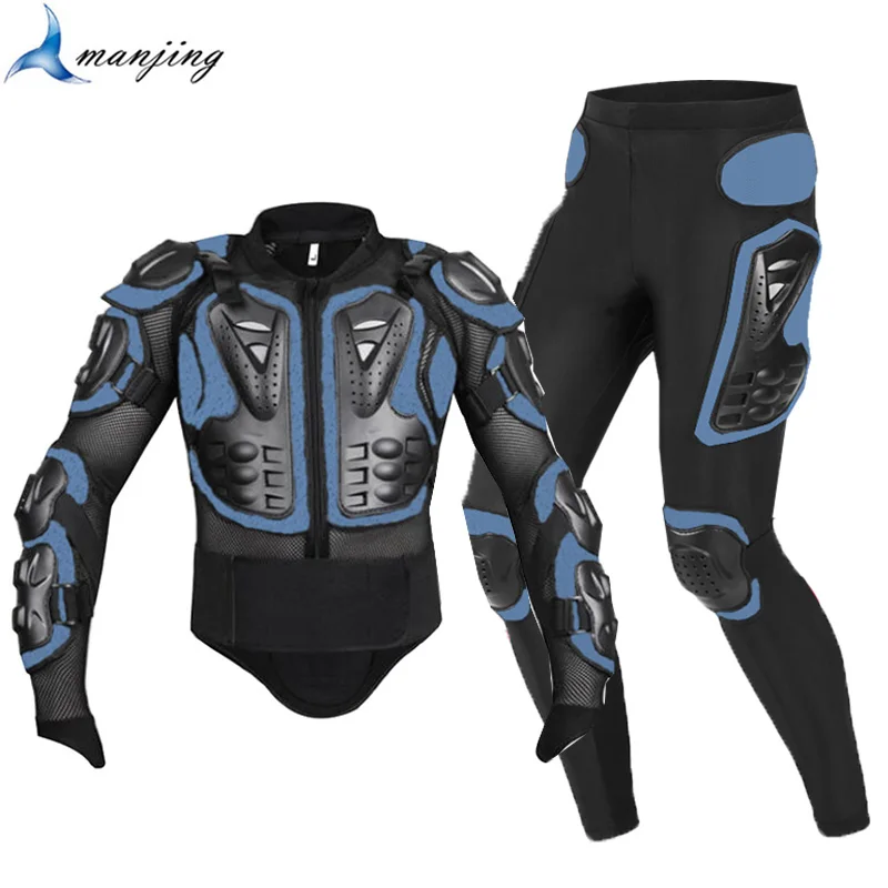Motorcycle Jacket Motocross Gear Set Motorcycle Protector Motorcycle armor shorts Pants Motocross suit Body protection Back Spine Armour Skatboarding Skiing ATV Dirt Bike Jacket
