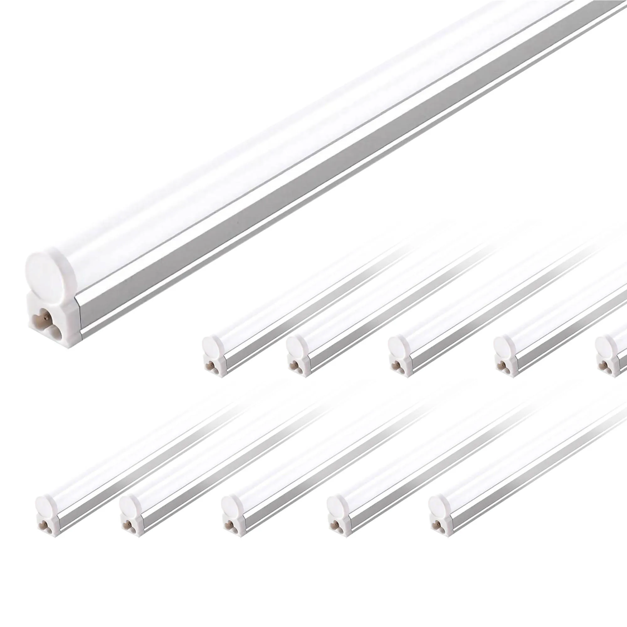 

2Pack 0.3/0.6/0.9/1.2M T5 Led Tube Indoor Lighting Fixtures, for Warehouse, Parking Zone, Supermarket, Kitchen Cabinet Use