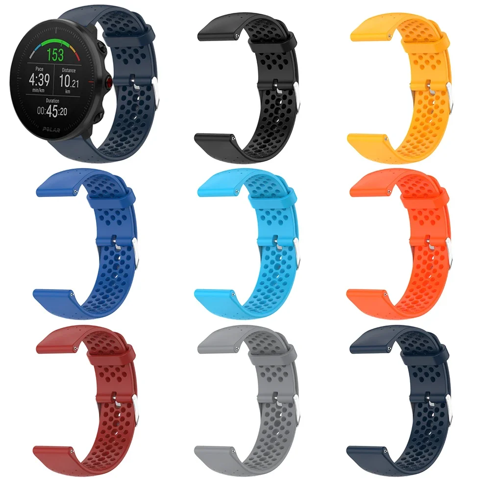 Silicone Smartwatch Band – Versatile 20mm/22mm Sports Strap