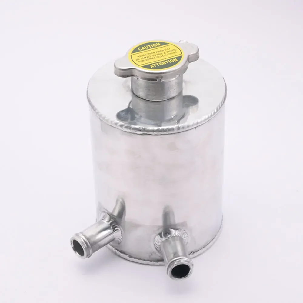 Vase D'expansion Pour Radiateur De Voiture - Alliage D'aluminium - Capacité 1L - Diamètre 36 Mm - Argent