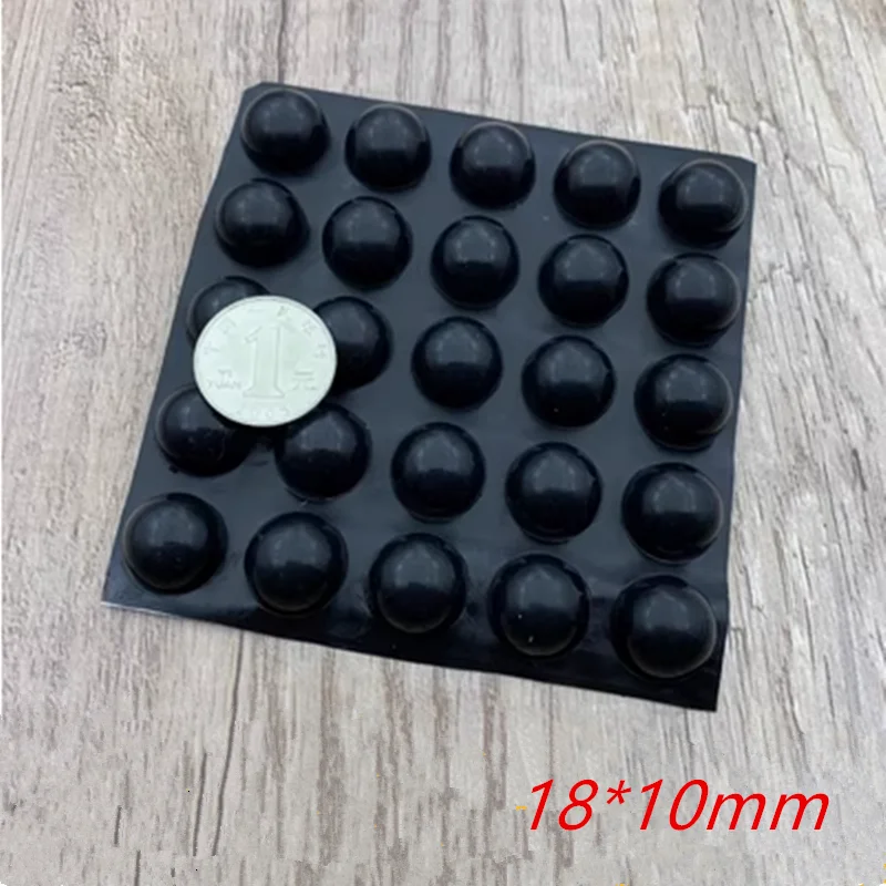 Silicone Bumpers 25/50/100pcs 18*10mm Self-Adhesive Anti-Slip