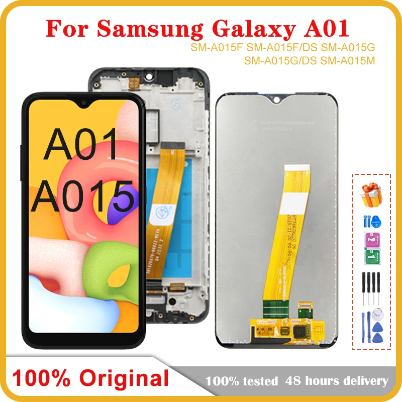 

5.7'' Original LCD For Samsung Galaxy A01 LCD Display Touch Screen Digitizer Assembly For Samsung A015 A015F A015G A015DS