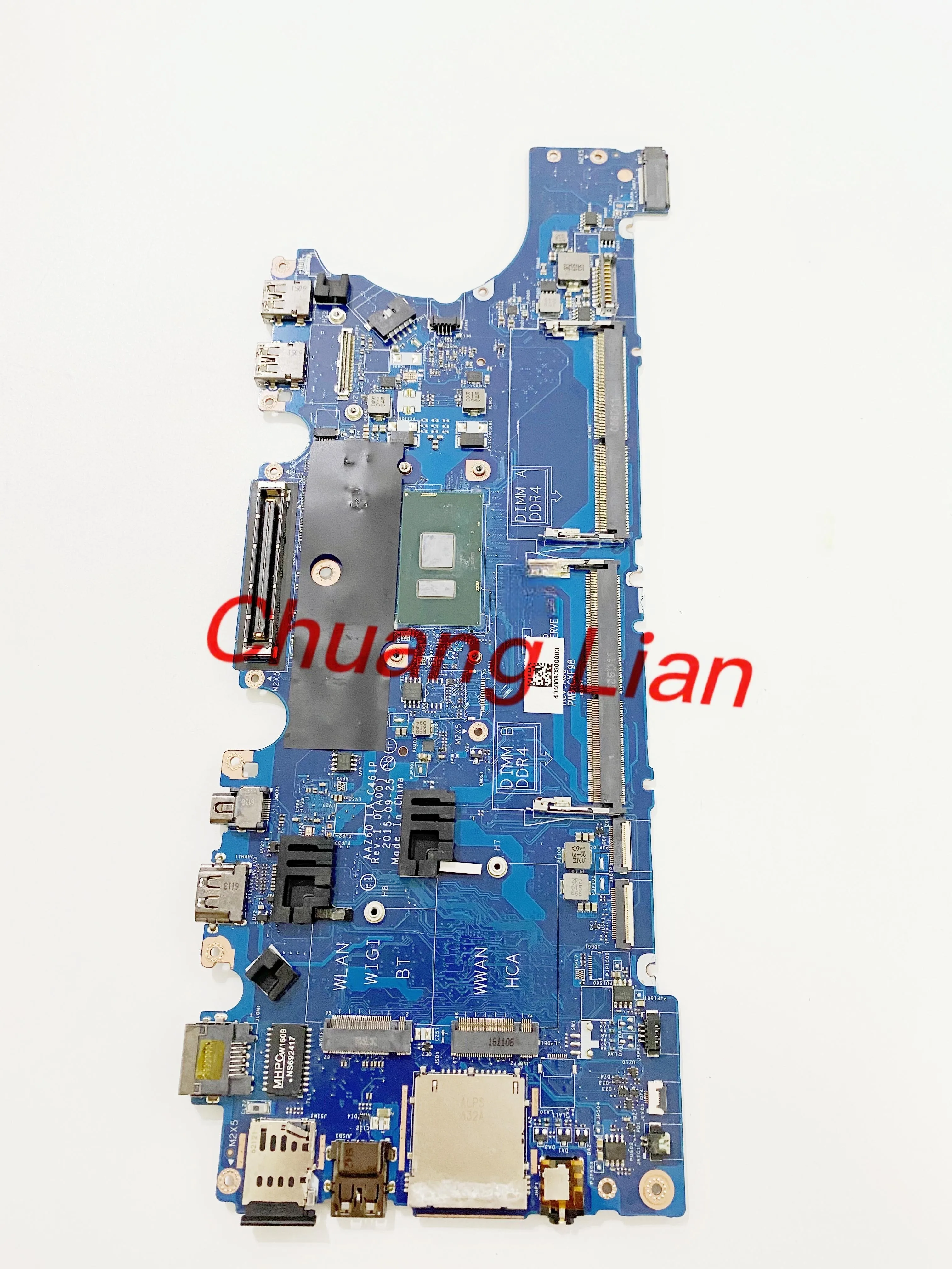 AAZ60 LA-C461P FOR Dell Latitude E7470 Laptop Motherboard with I3
