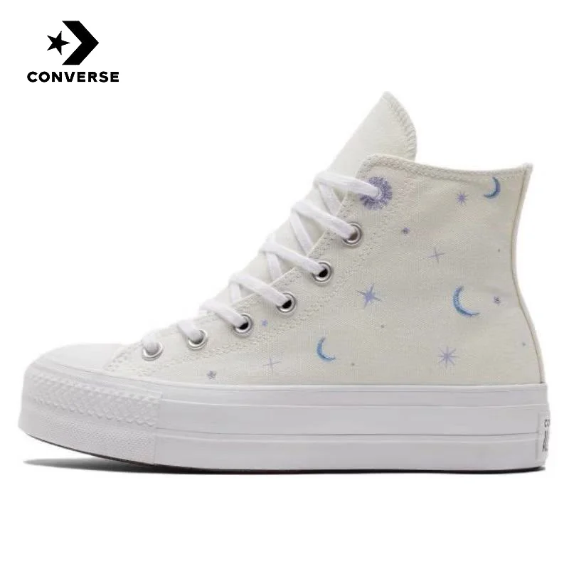 thumbnail image 1 of Converse Chuck Taylor All Star Zapatillas de lona de corte alto antideslizantes y resistentes al desgaste para hombres y mujeres, 1 of 5