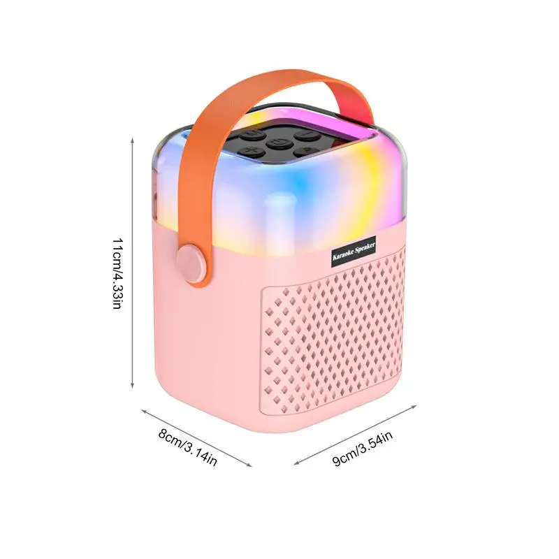 Kids Karaoke Machine For Girls Small Outdoor Karaoke Speaker Portable Outdoor Speaker Singing System With 2