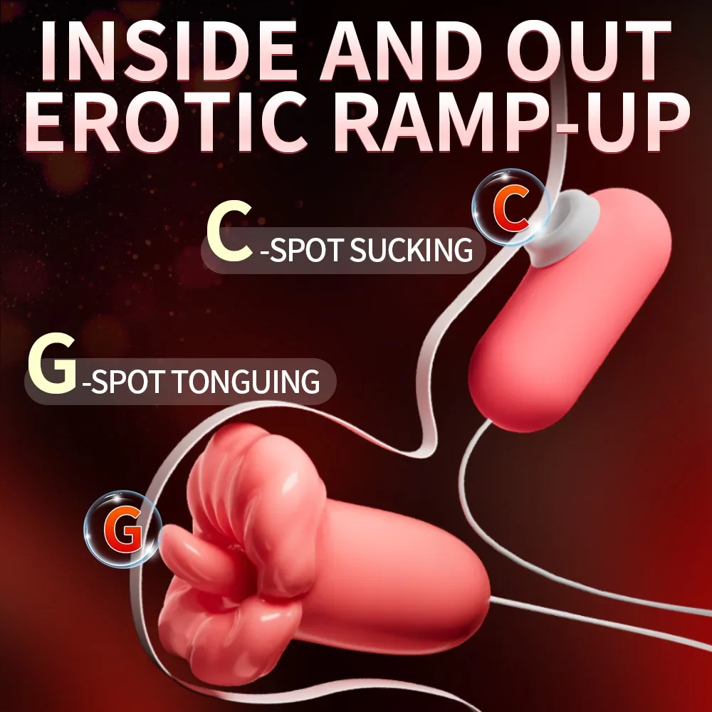 Mini USB Lip Tongue Licking Sucking Vibrators for Women Clitoris Sucker Stimulator Vagina G Spot Masturbation Egg Adult Sex Toys