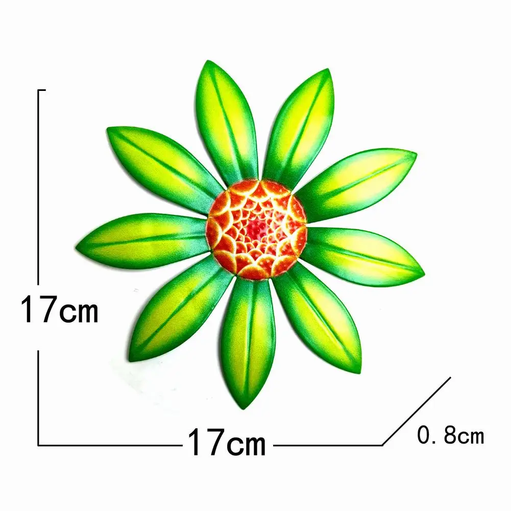 

Ornament Metal Flower 4 Colours Accessories Art Decor Garden Hanging Home Indoor Outdoor Living Room Spare Parts