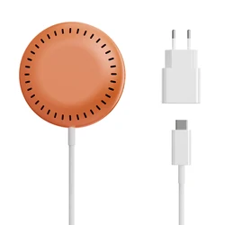Bonola 25W Magnetic Wireless Fast Charging Pad (Orange add EU plug)