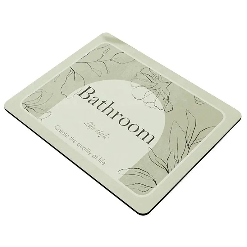 

Dish Drying Pad Water Absorbing Coasters Diatomaceous Absorbent Coasters Table Insulation Coasters Non-Slip Anti-Oil Quick Dry