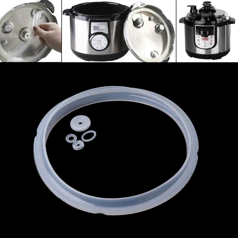Silicone Rubber Gaskets Sealing Ring for Electric Pressure Cooker Parts 2-2.8L 20CC