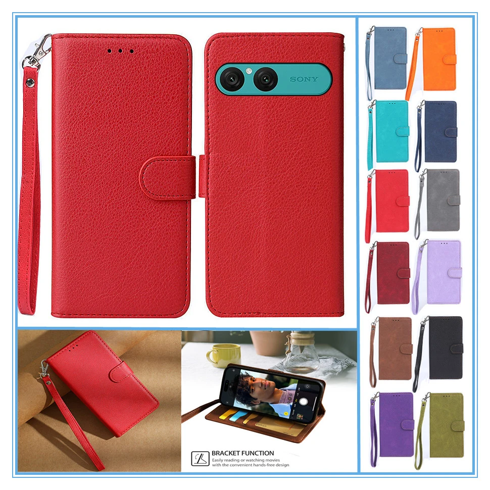 Leather Wallet Flip Case for Sony Xperia 10 VII - Sleek and Durable Phone Cover