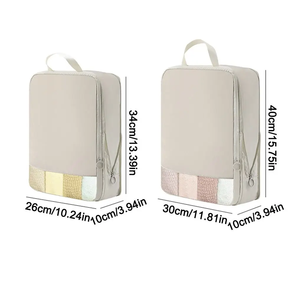 Polyester Compressed Storage Bag with Handles Foldable Clothing Packaging Bag Dustproof Moisture-proof Clothes Quilt Storage Bag 6