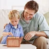 1000/2000/3000/5000/10000 Euro Money Box Piggy Bank Wood Money Bank Reusable Money Box with Saving Goal and Numbers Boxes 5