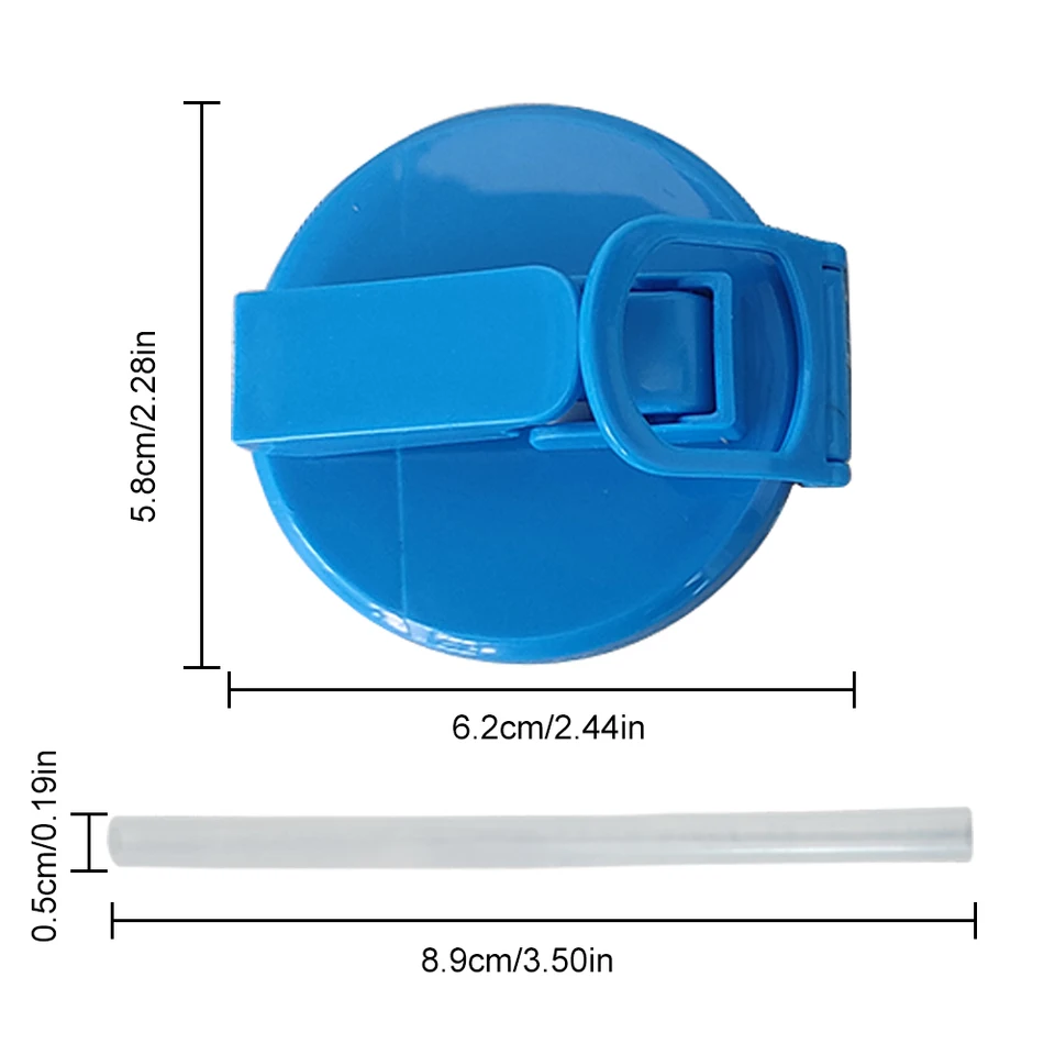 Colorful Reusable Silicone Soda Can Lids with Straws