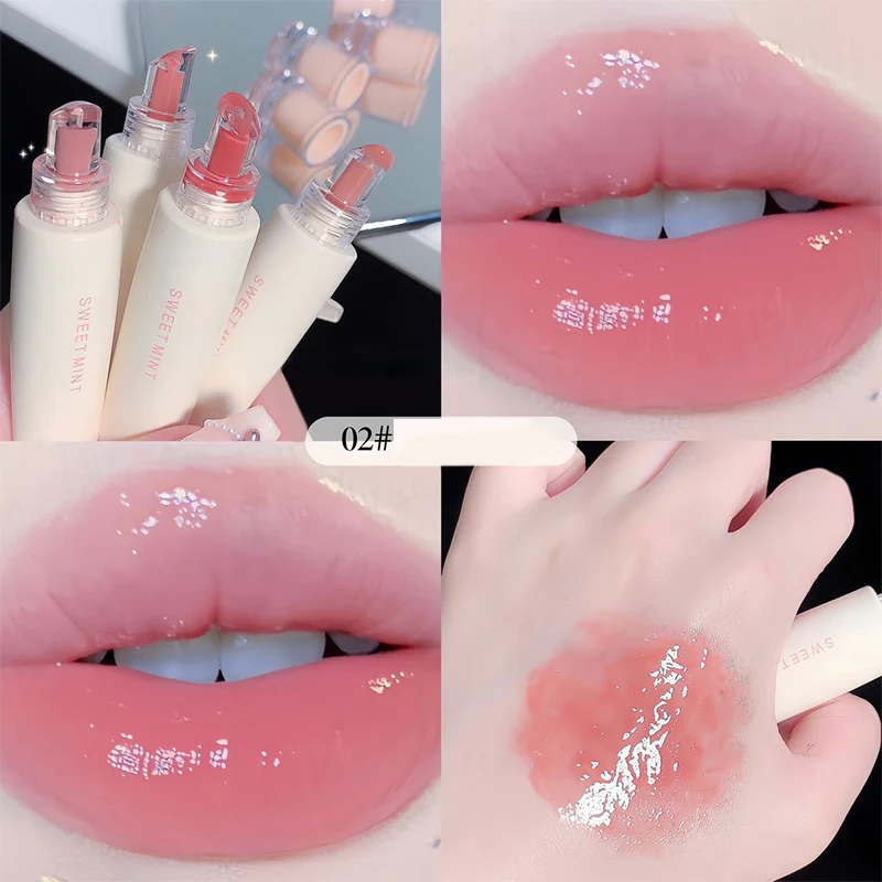 6 Color Mirror Dyeing Lip Gloss Moisturizer Liquid Lipstick Waterproof Long Lasting Makeup Lipglaze Red Lip Tint Korean Cosmetic Lip Makeup Lip Glaze Lip Tint