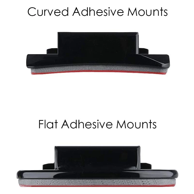 Helmet Adhesive Sticky Flat Curved Mount For GoPro Hero 13 12 11 10 9 8 SJCAM Insta360 AKASO DJI Osmo Action Camera Accessories