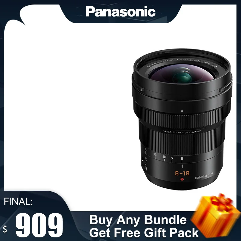 

Объектив Panasonic 8-18f2.8-4,0 с байонетным креплением, 8-18 мм