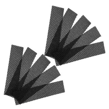 10 Pezzi di Filtro in Cotone per Condizionatore d'Aria, Filtro Elettrostatico per Purificazione dell'Aria, Pad in Rete per Riduzione della Polvere in Casa e Climatizzatori