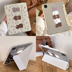 Animal Party Folded Case for Tablets - Fun and Protective Design (YZGTSM - TD35484)