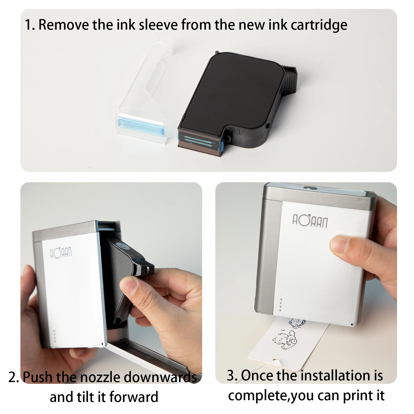 خرطوشة حبر غذائي للطابعة المحمولة - ألوان زاهية وآ...