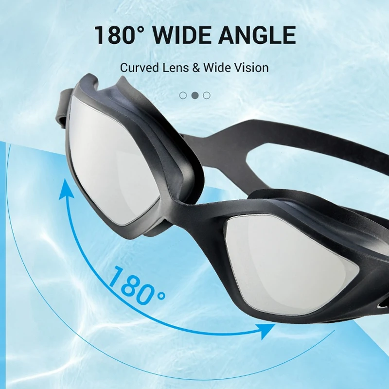 Очки для плавания для взрослых, Профессиональные противотуманные очки для водных видов спорта
