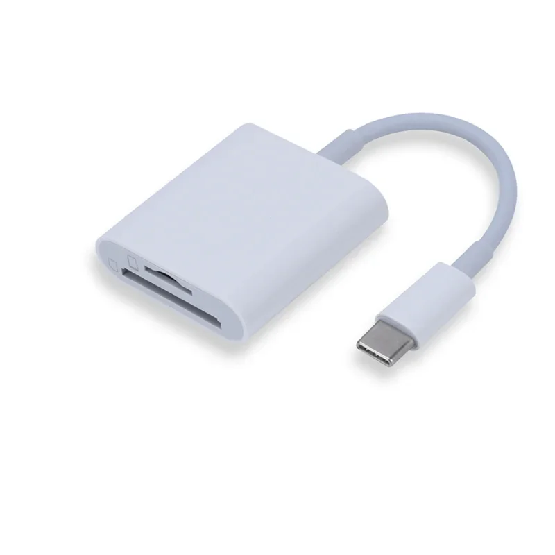 2 in 1 USB C TF SD 카드 리더 어댑터, OTG 카드 리더, 카메라 사진 변속기, 아이폰 13 12 11 프로 3.0