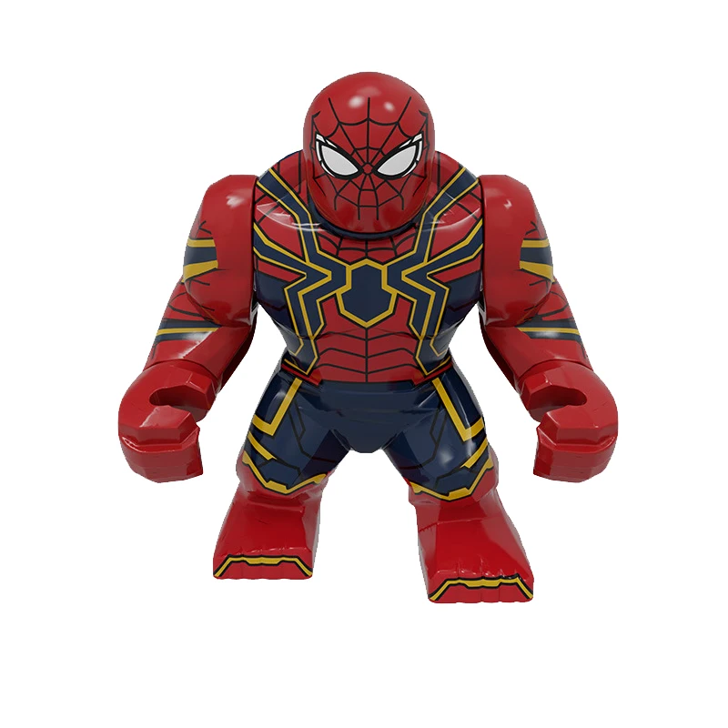 Disney Marvel Super Heroes Building Blocks Avengers Hulk Iron Man Spiderman Venom Big Action Figures Mattoni Assembla Giocattoli Regalo