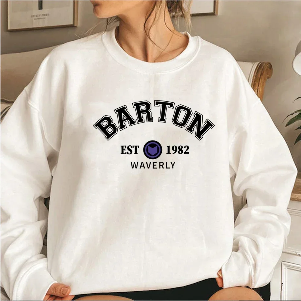 

Свитшот Barton 1982 с круглым вырезом, свитер Barton, модная новинка, свитшот с супергероями, женские худи с графическим принтом, пуловеры с длинным рукавом, топы