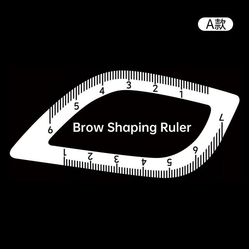 1PC Brow Mapping Ruler Eyebrow Shaping Ruler 1 Minute Fast Drawing Design Brow Easy Tool Microblading Permanent Mekup Stencils