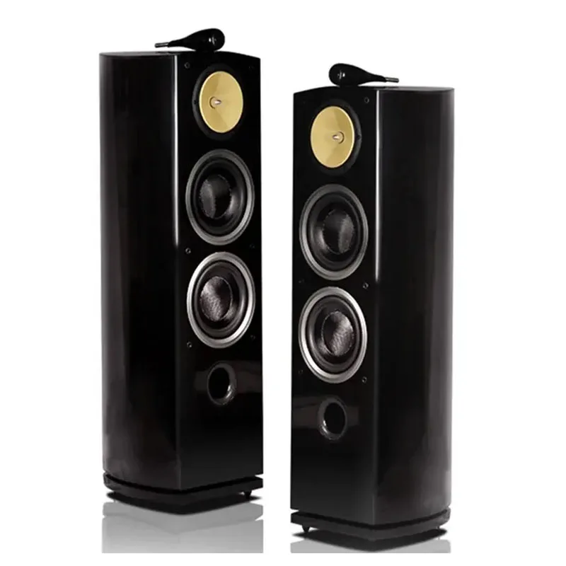 250W 8-inch Floor Passive Speaker Hi-fi Nautilus Speakers High-end Home Theater Speakers High-power Three-quarter audio 2