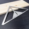 Multifunctional Floor Drain Ruler Stainless Steel Tile Triangle Ruler 2