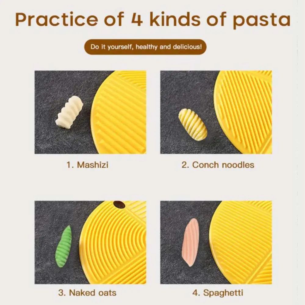 DIY Cooking Household Garganelli Noodle Maker Pasta Board Macaroni Kitchen Gadget