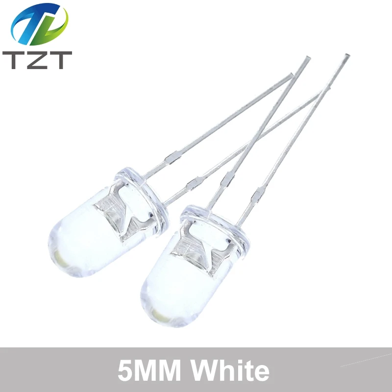 รูปสินค้า หลอดไฟ LED สีสันสดใส 5 มม. 10 ชิ้น